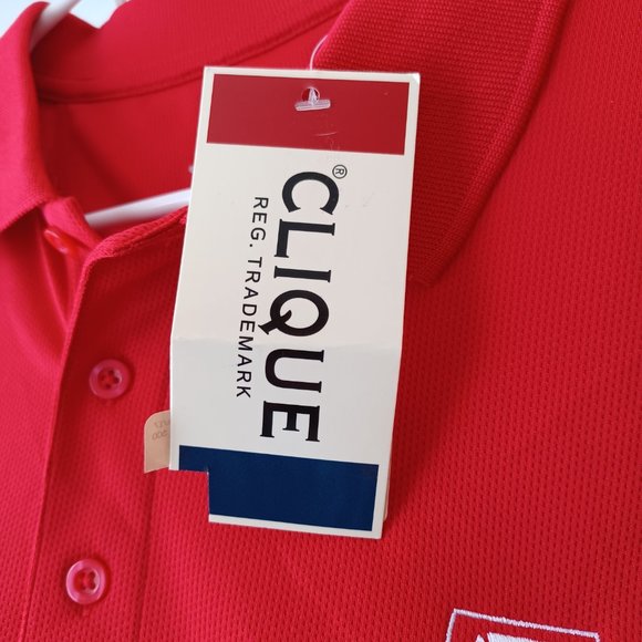 NEW University of Winnipeg Ice Pique Polo in Red by Cutter & Buck (3152) - Picture 4 of 9